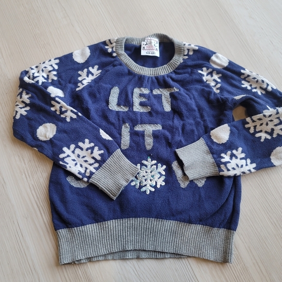 ♥️5 For $25 WELL WORN Kids Ugly Christmas Sweater size S 6- 6X - Picture 5 of 8